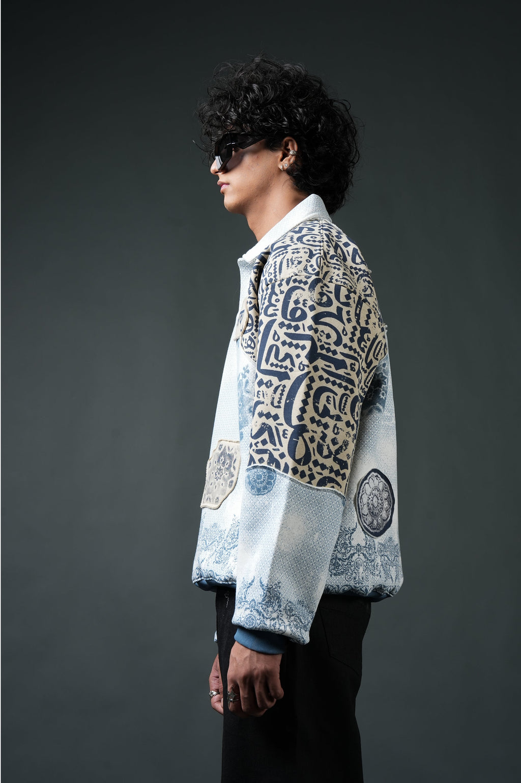 Ekanti-Kari Collared Sweatshirt