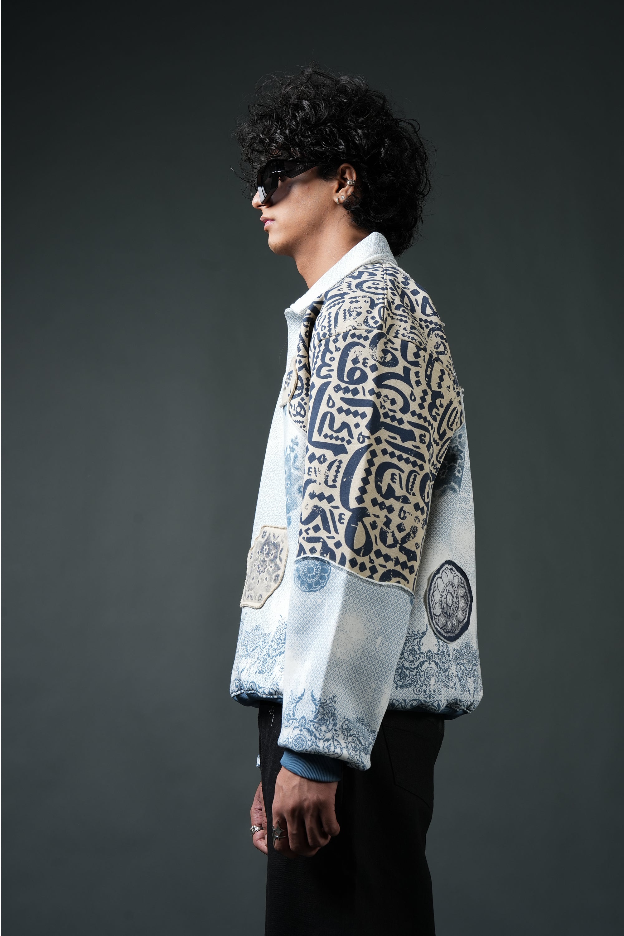 Ekanti-Kari Collared Sweatshirt