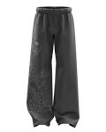 Dark Grey Xyden Unisex Straight Fit Baggy Pants