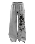 Xyra Grey Unisex Straight Fit Baggy Pants